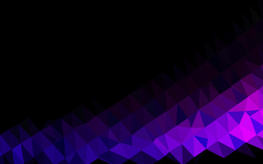 Light Purple vector abstract polygonal texture.