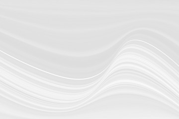 White background 3 d with elements of waves in a fantastic abstract design, the texture of the lines in a modern style for wallpaper. Light gray template for wedding ceremony or business presentation.
