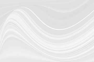 White background 3 d with elements of waves in a fantastic abstract design, the texture of the lines in a modern style for wallpaper. Light gray template for wedding ceremony or business presentation.