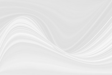 Fototapeta premium White background 3 d with elements of waves in a fantastic abstract design, the texture of the lines in a modern style for wallpaper. Light gray template for wedding ceremony or business presentation.