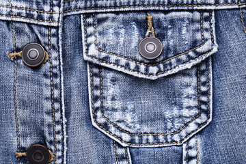 Fashion denim clothes background