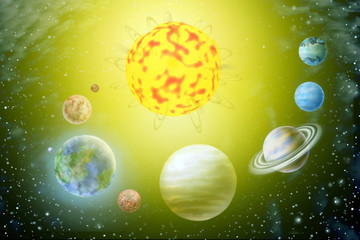 Planets of the solar system © andre