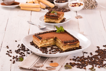 Tiramisu cake.