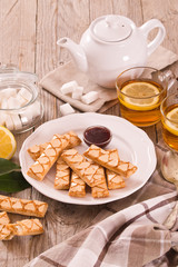 Puff pastry cookies.