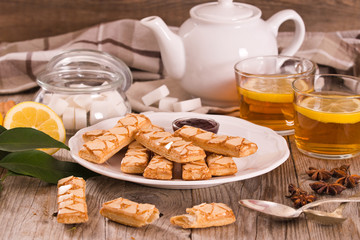 Puff pastry cookies.