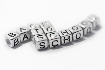 Back to School on white background