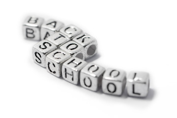 Back to School on white background