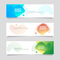 Modern cover design. Colorful gradients, modern abstract banner Vector