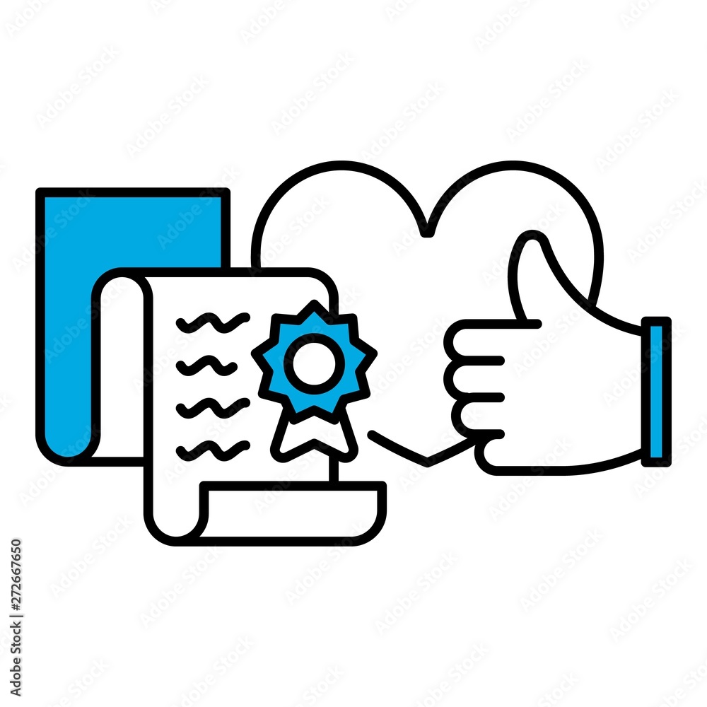Poster digital contract icon. outline digital contract vector icon for web design isolated on white backgro