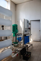 Reverse osmosis system - installation of industrial membrane devices