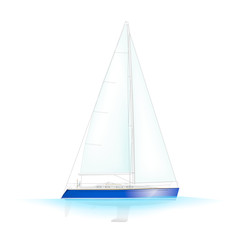 Sail boat - yacht a