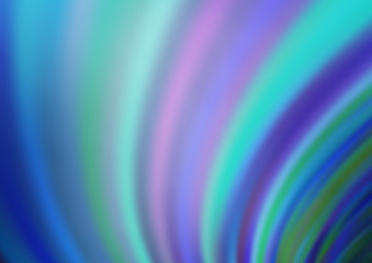 Light BLUE vector background with liquid shapes.