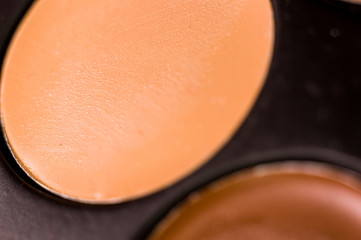 Women's make-up, decorative cosmetics - colorful eyeshadow palette