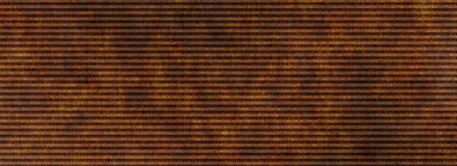striped rusty aged metal plate