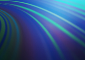 Light BLUE vector background with bent ribbons.