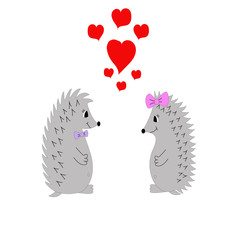 Hedgehog with heart