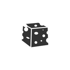 cheese symbol logo design inspiration. cheese vector icon. cheese sign on white background. cheese icon for web