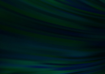 Dark BLUE vector background with liquid shapes.