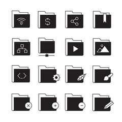 file and folder icons