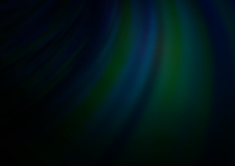 Dark BLUE vector template with lines, ovals.