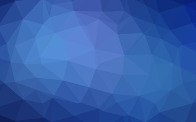 Light BLUE vector abstract polygonal layout.
