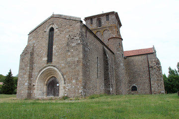 Fototapeta na wymiar Saint-Jacques church in Pouzauges (france)