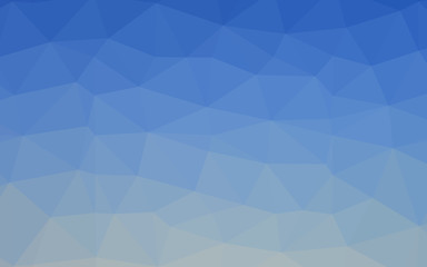 Light BLUE vector polygonal template.
