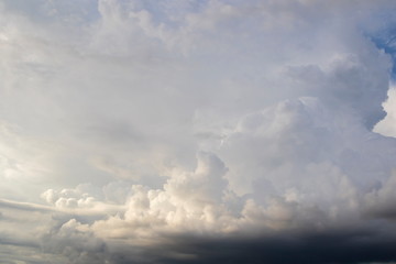 Fototapeta na wymiar Storm clouds, dramatic sky.