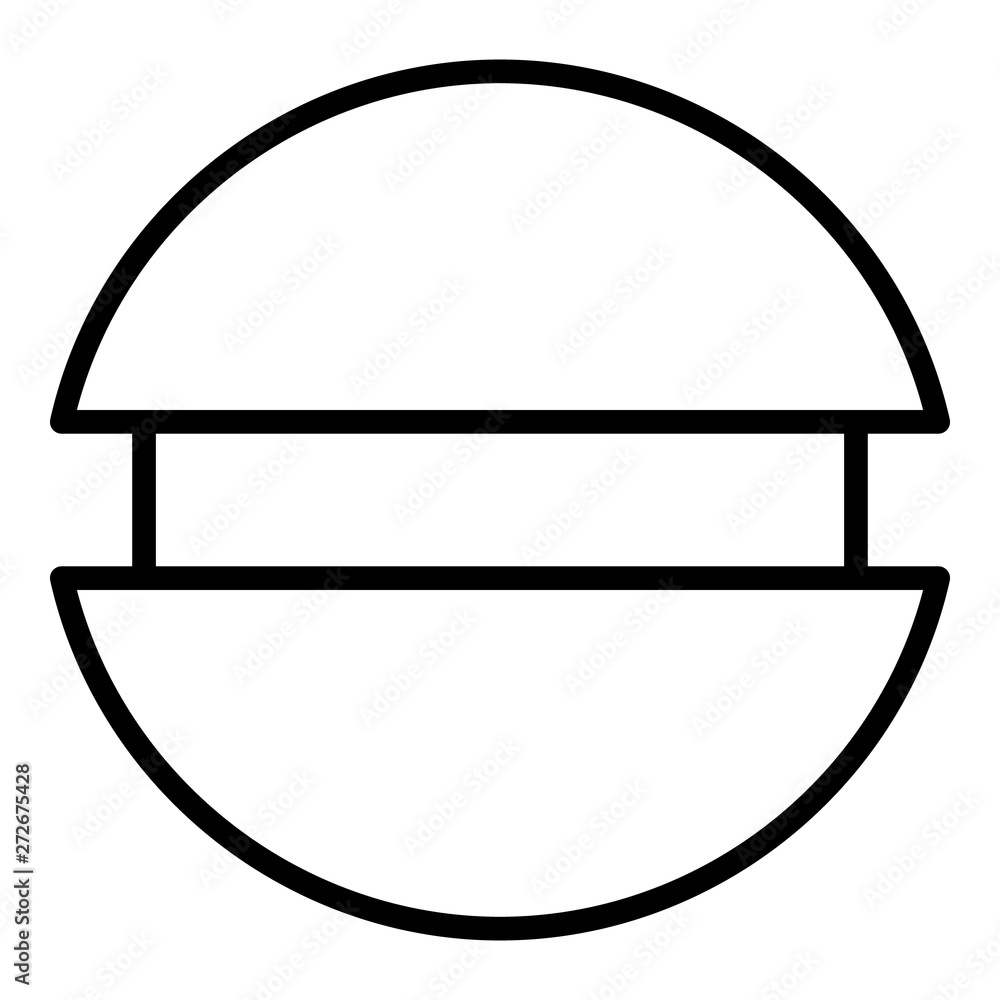 Poster screw top view icon. outline screw top view vector icon for web design isolated on white background