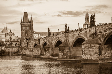 charles bridge in prague