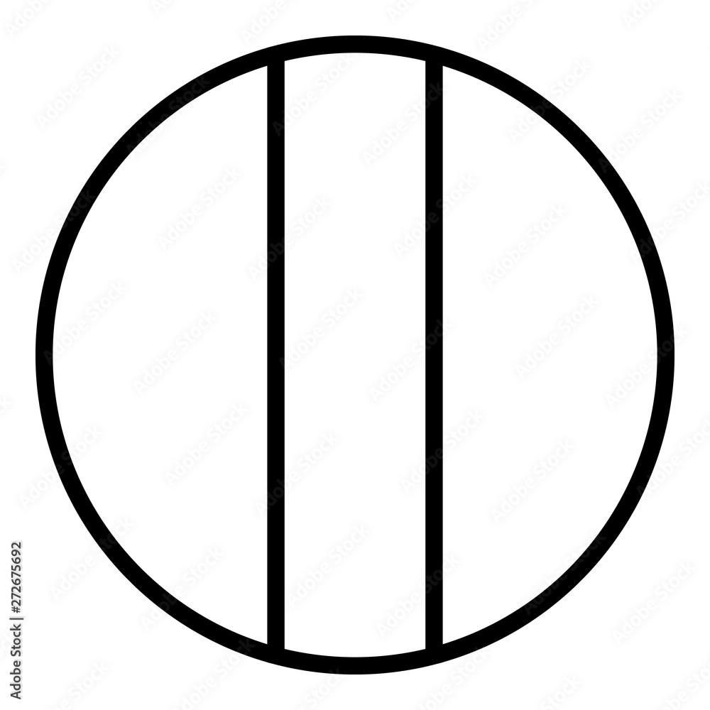 Poster bolt on top icon. outline bolt on top vector icon for web design isolated on white background