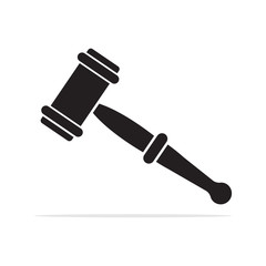 Hammer Court icon. Vector concept illustration for design. 