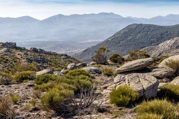 Sierra del Cabezo desde La Paramera. Avila. España. Europa.