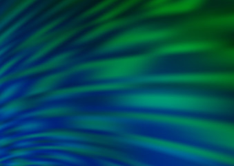 Dark Blue, Green vector blurred bright template.