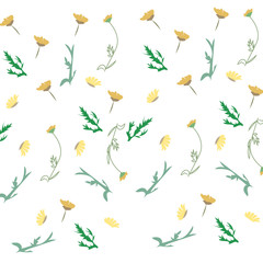 Pattern.Summer. Flowers. Abstraction