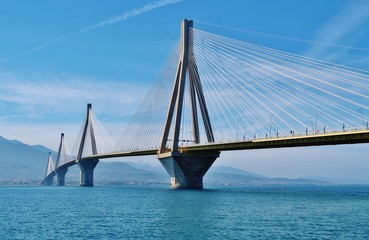 Rio-Andirrio-Brücke bei Patras, Griechenland