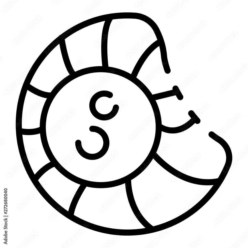 Poster bacterium prokaryotes icon. outline bacterium prokaryotes vector icon for web design isolated on whi