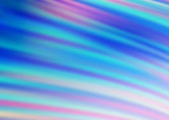 Light BLUE vector blurred bright pattern.