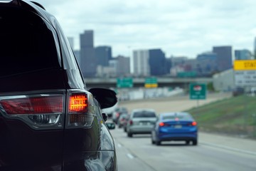 traffic on highway