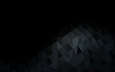 Obraz premium Dark BLUE vector abstract polygonal cover.