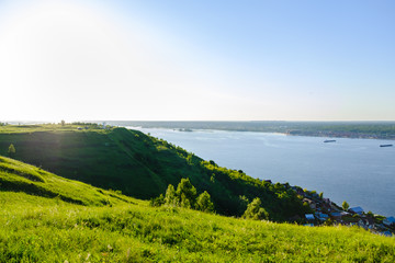 View of the Volga River from Upper Uslon