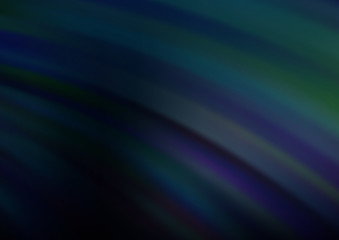 Dark BLUE vector pattern with bent ribbons.