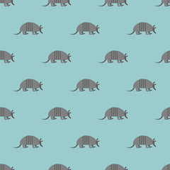 Armadillo pattern seamless. Animal Nine-hip Armadillo background
