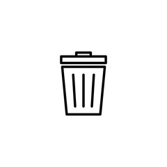 Trash icon. trash can icon. Delete icon vector