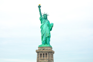 Fototapeta premium Statue of Liberty National Monument. Sculpture by Frédéric Auguste Bartholdi. Manhattan. New York. USA. 