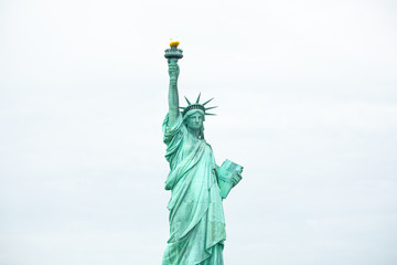 Fototapeta premium Statue of Liberty National Monument. Sculpture by Frédéric Auguste Bartholdi. Manhattan. New York. USA. 