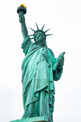 Fototapeta na wymiar Statue of Liberty National Monument. Sculpture by Frédéric Auguste Bartholdi. Manhattan. New York. USA. 