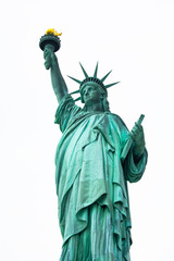 Fototapeta premium Statue of Liberty National Monument. Sculpture by Frédéric Auguste Bartholdi. Manhattan. New York. USA. 