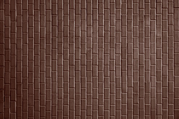 Background of old vintage brick wall,Decorative dark brick wall surface for background