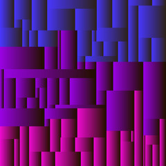 abstract multicolored pattern consisting of many squares